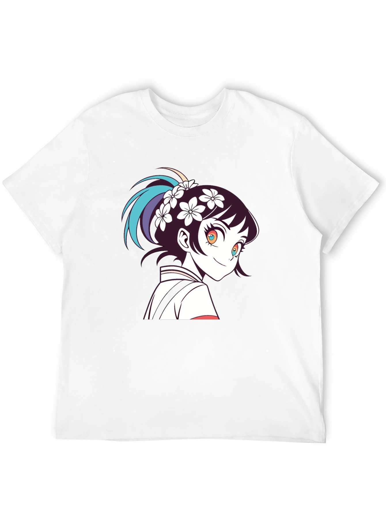 Camiseta Negra con Diseño Anime