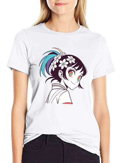 Camiseta Negra con Diseño Anime