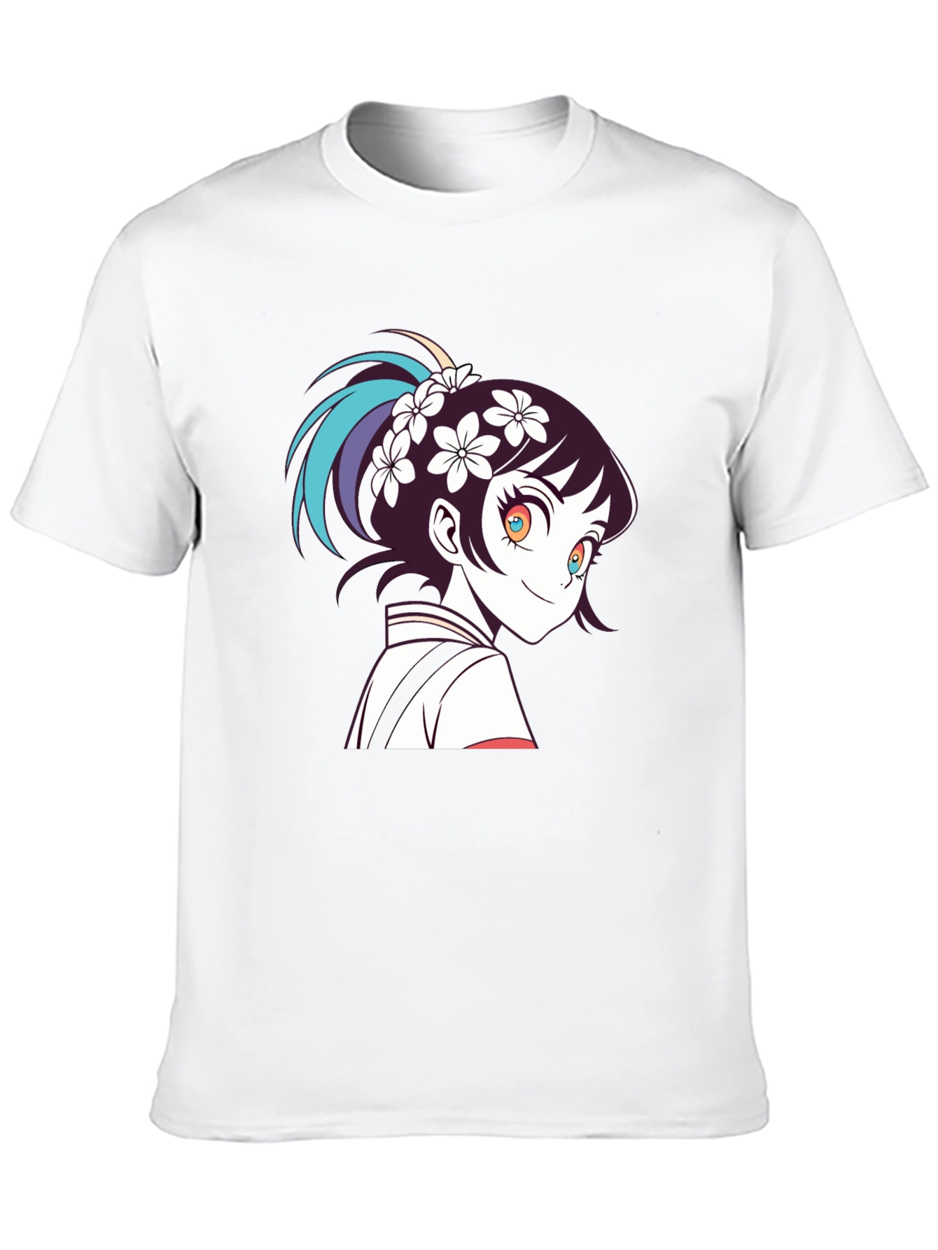 Camiseta Negra con Diseño Anime