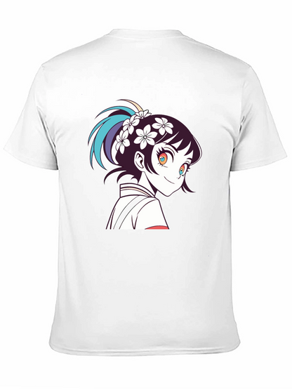 Camiseta Negra con Diseño Anime