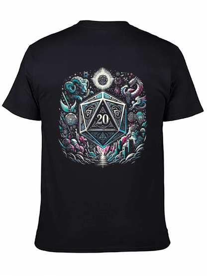 Camiseta Negra D20 Fantasía