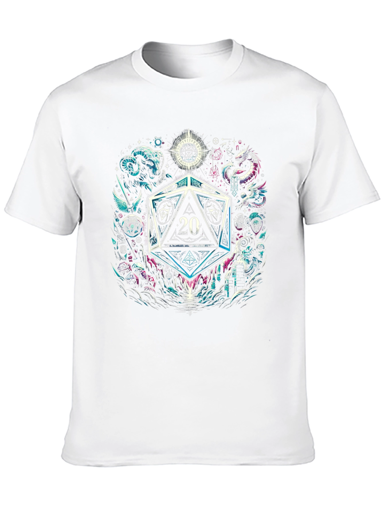 Camiseta Negra D20 Fantasía