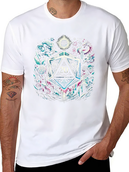 Camiseta Negra D20 Fantasía