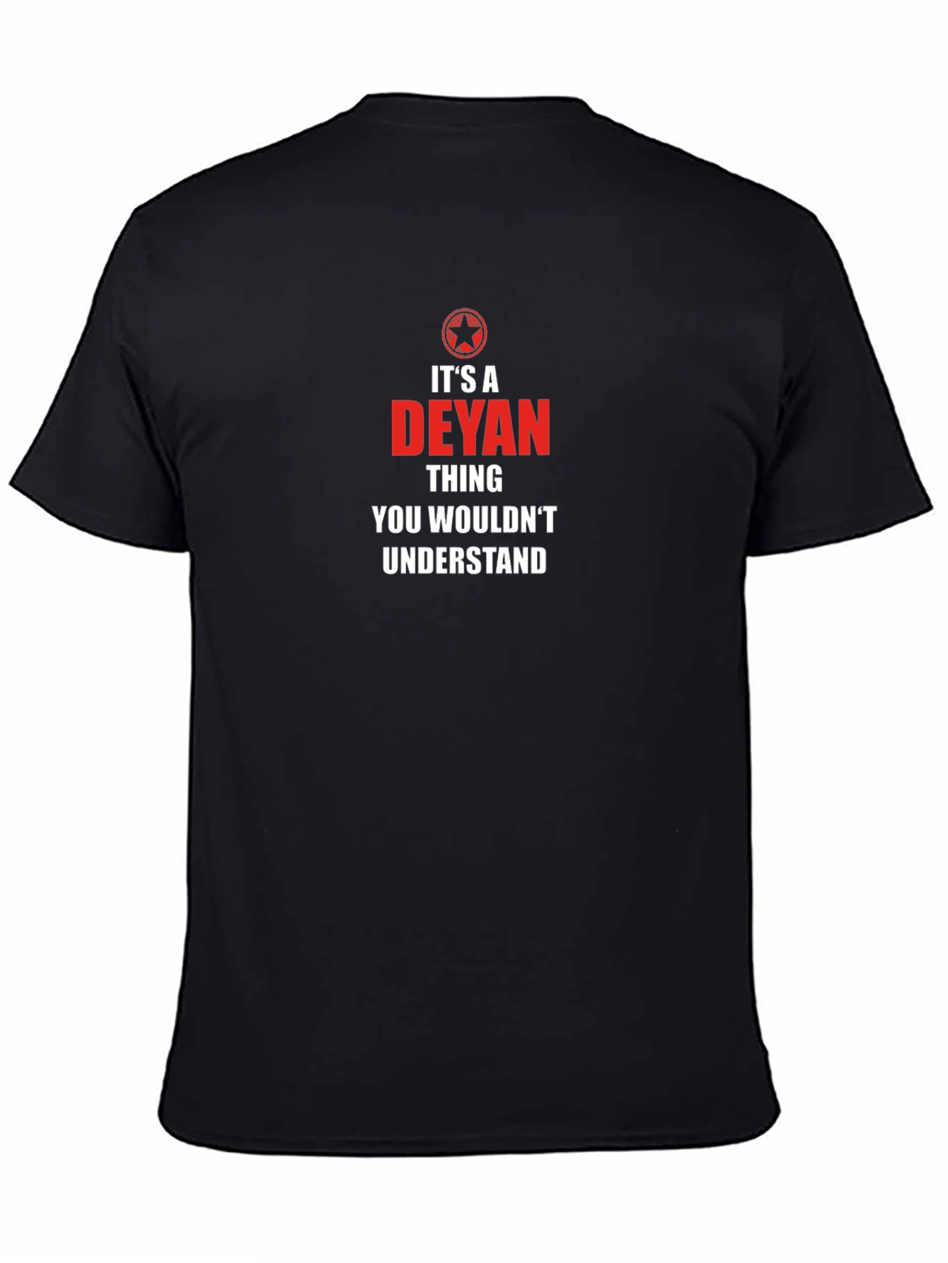 Camiseta Negra: Es una cosa de DEYAN...