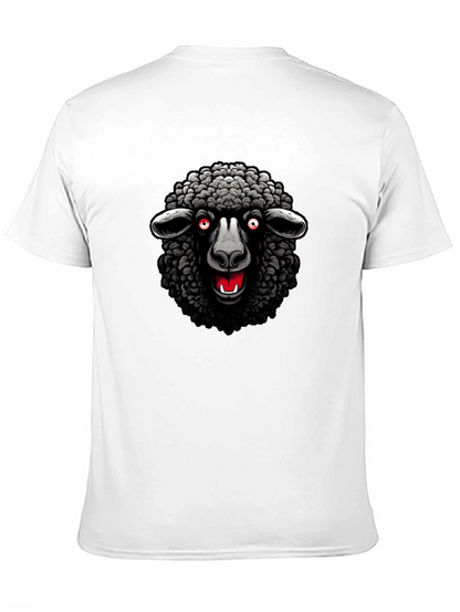 Camiseta Negra Oveja Malvada Diseño Único