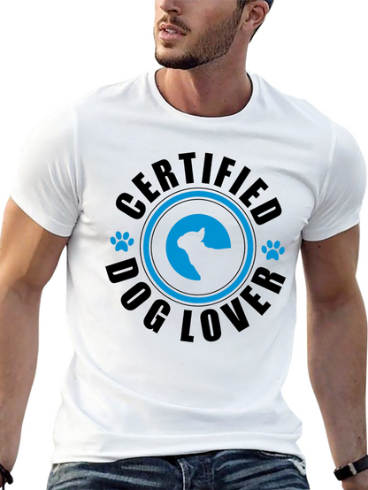 Camiseta Negra Certified Dog Lover
