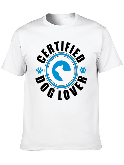 Camiseta Negra Certified Dog Lover