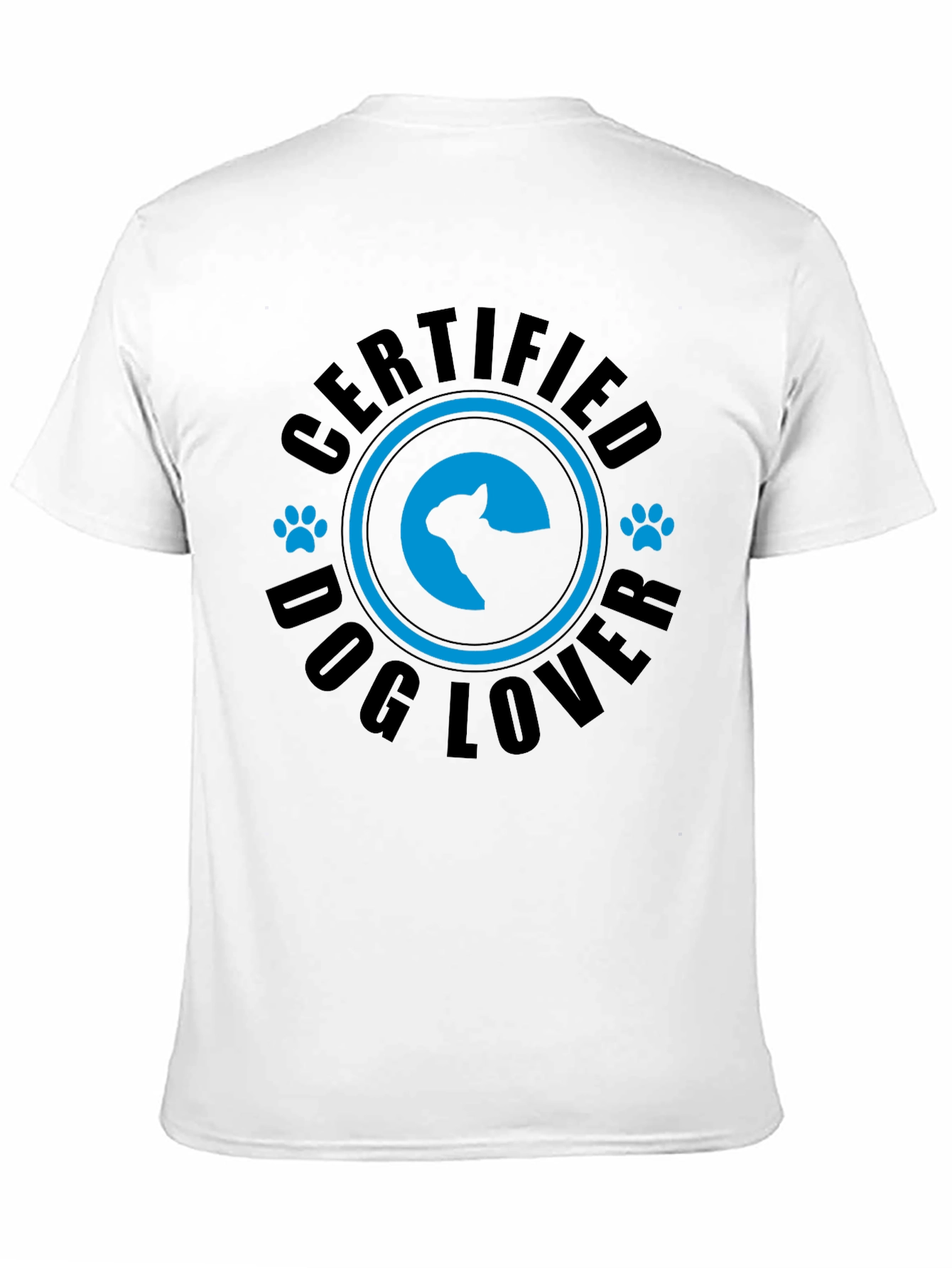 Camiseta Negra Certified Dog Lover