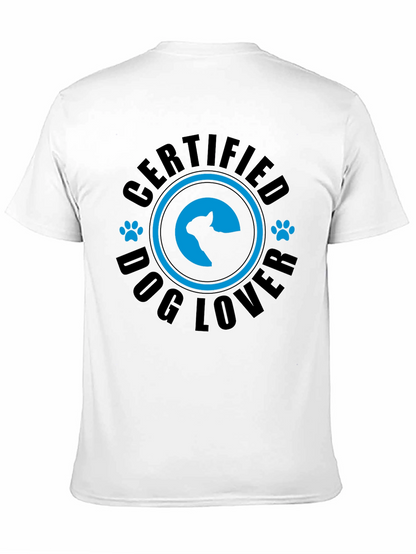 Camiseta Negra Certified Dog Lover
