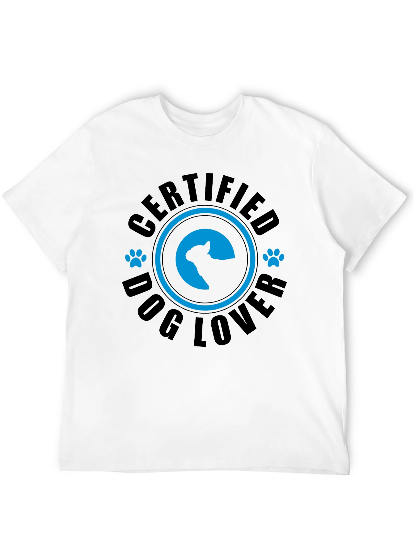 Camiseta Negra Certified Dog Lover