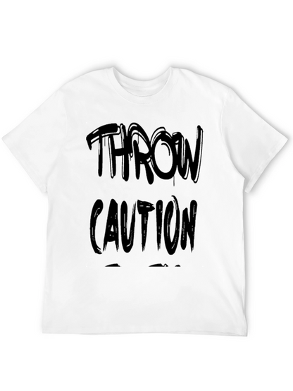 Camiseta Negra Throw Caution Casual