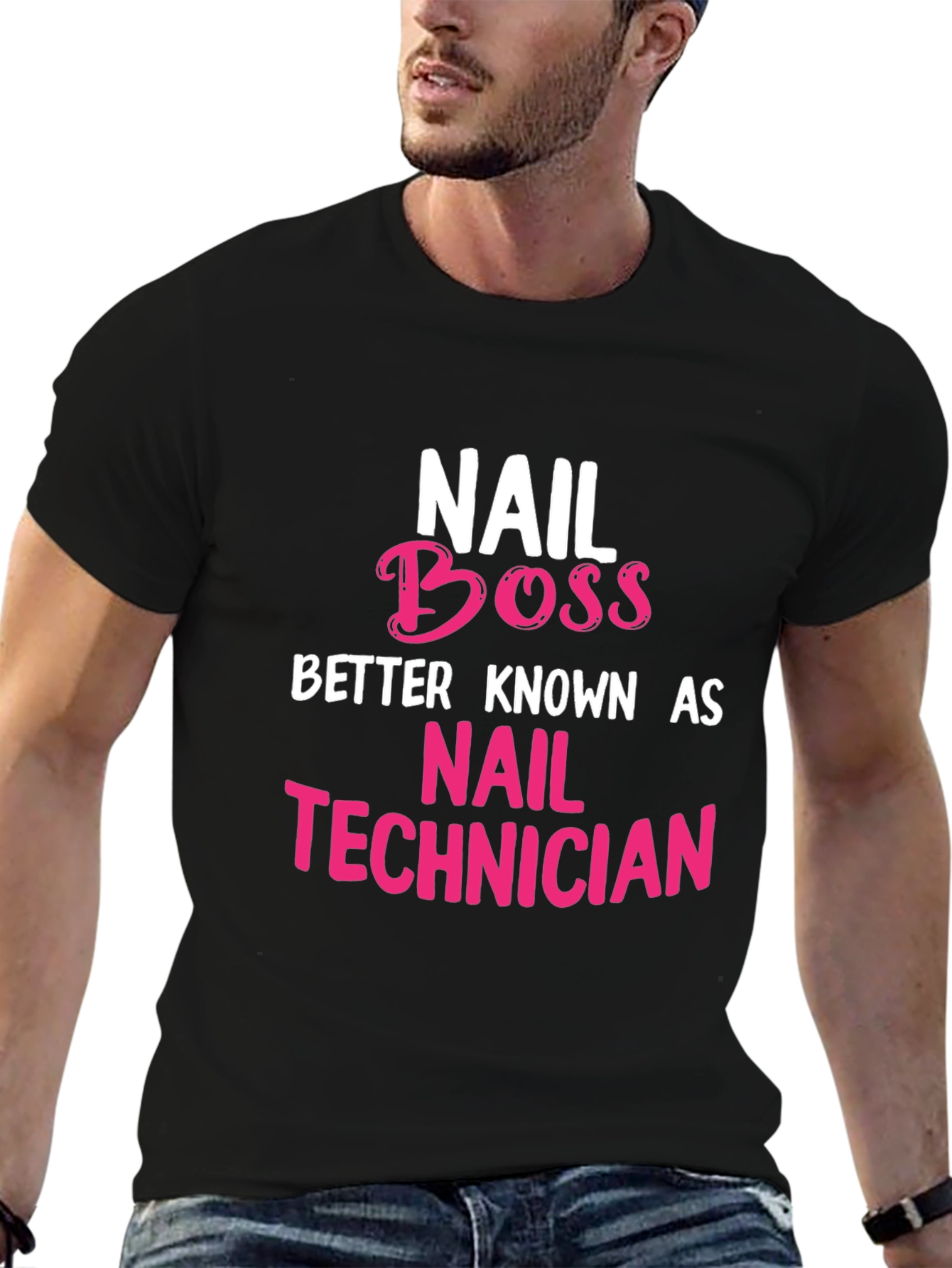 Camiseta Negra Nail Boss