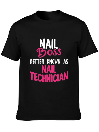 Camiseta Negra Nail Boss
