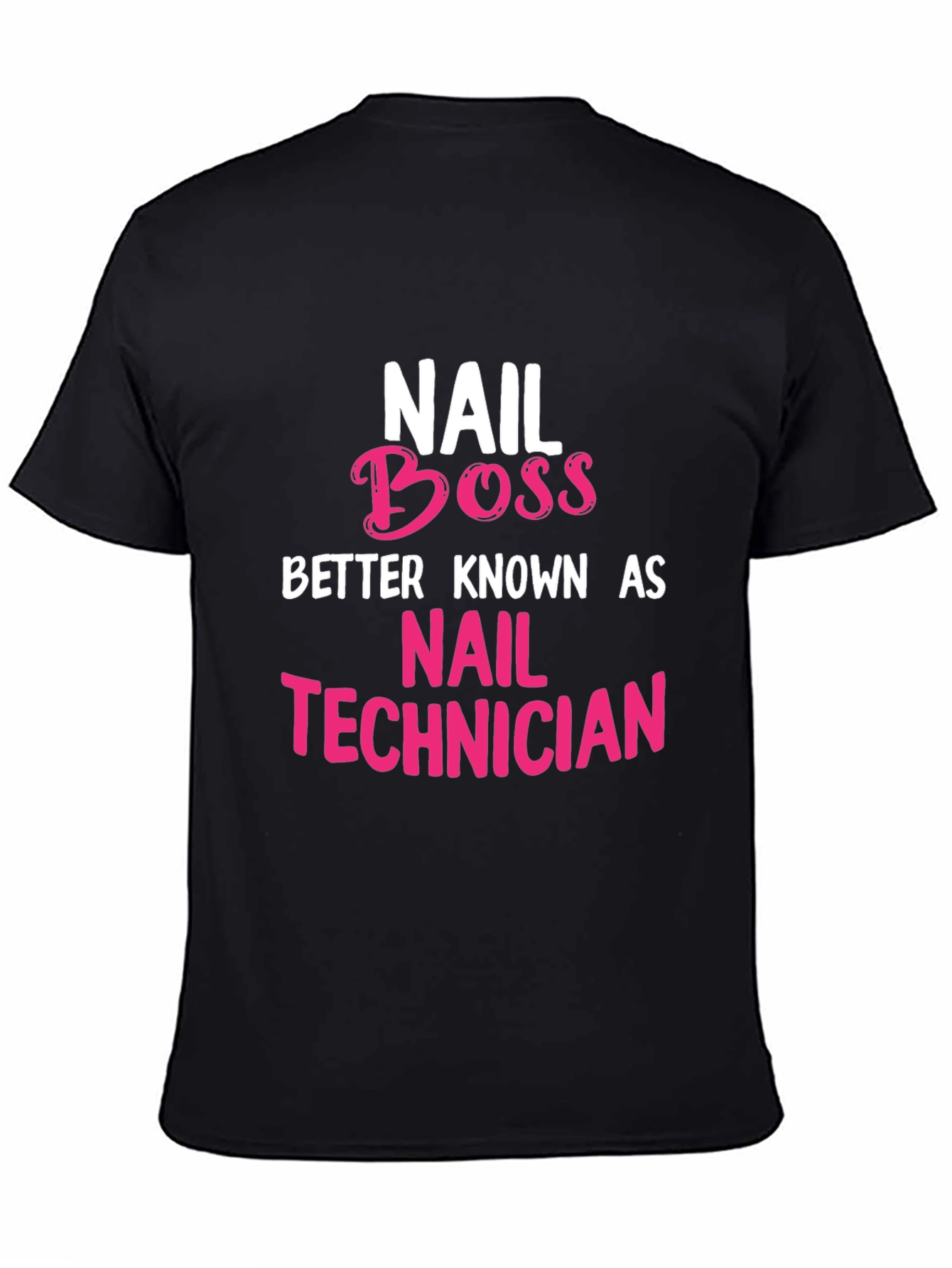 Camiseta Negra Nail Boss