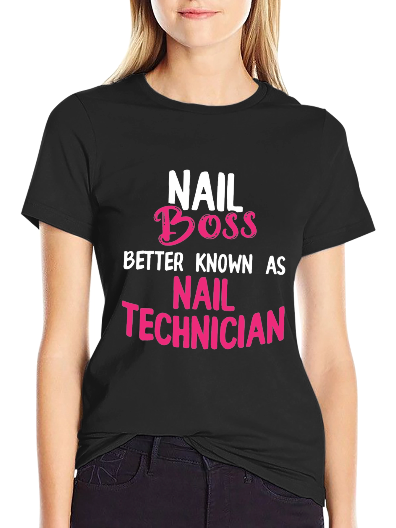 Camiseta Negra Nail Boss