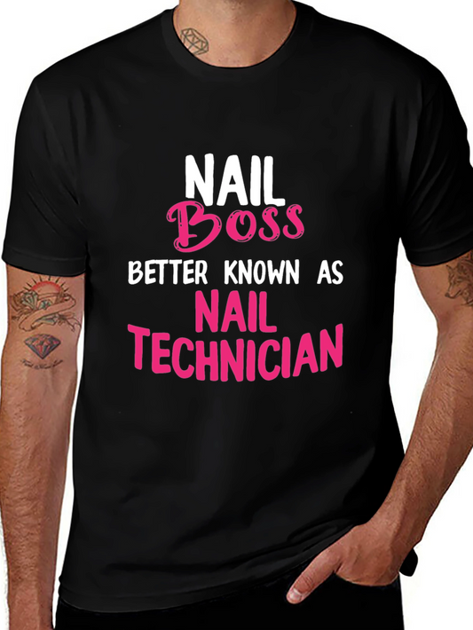 Camiseta Negra Nail Boss
