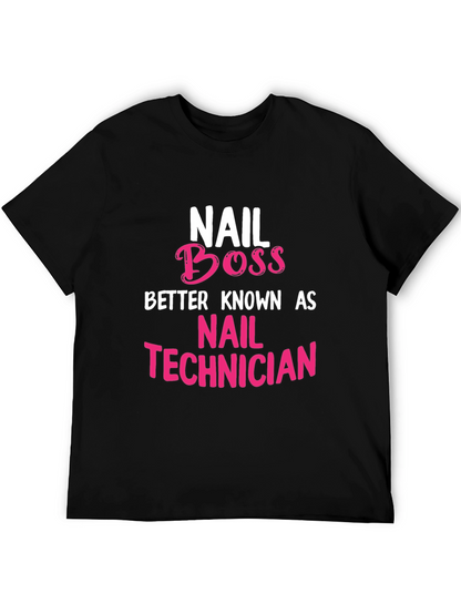 Camiseta Negra Nail Boss