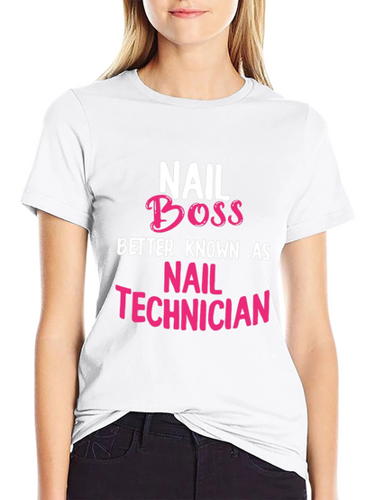 Camiseta Negra Nail Boss
