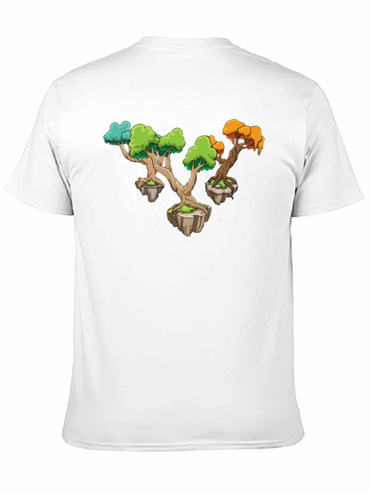 Camiseta Negra Árboles Flotantes Original