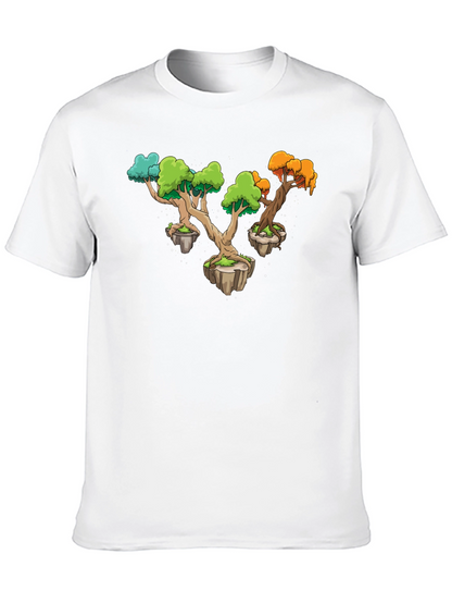 Camiseta Negra Árboles Flotantes Original