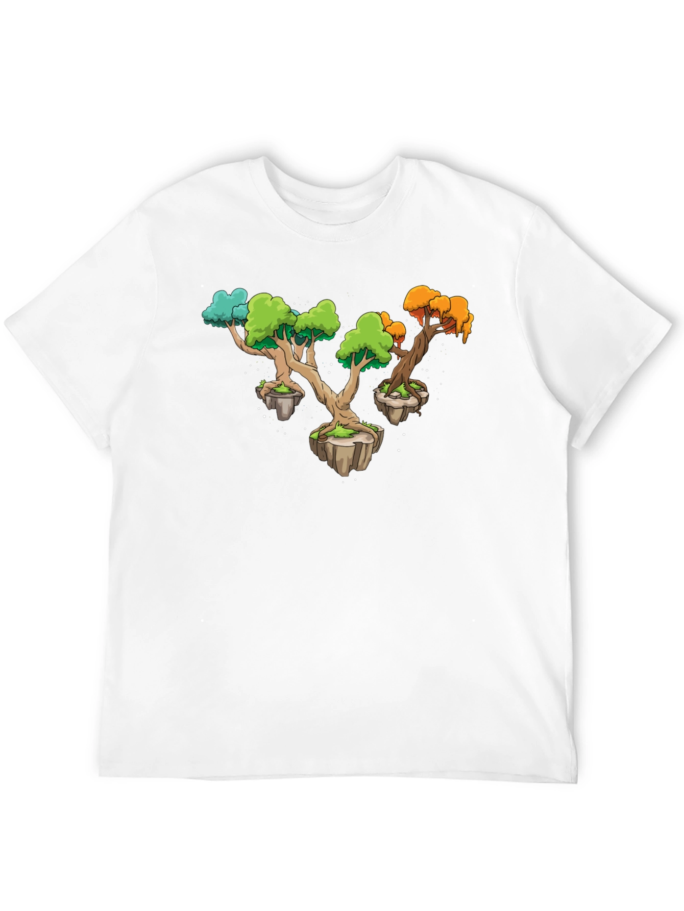Camiseta Negra Árboles Flotantes Original