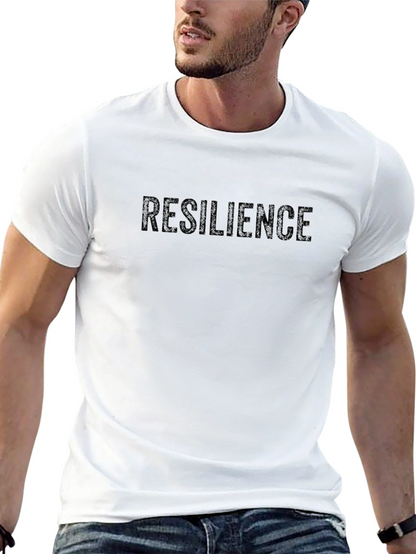 Camiseta Negra Resiliencia Unisex