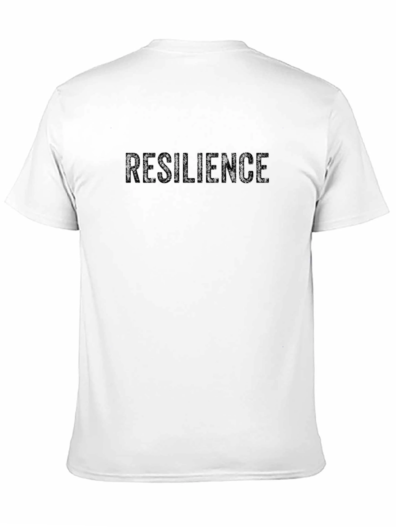 Camiseta Negra Resiliencia Unisex
