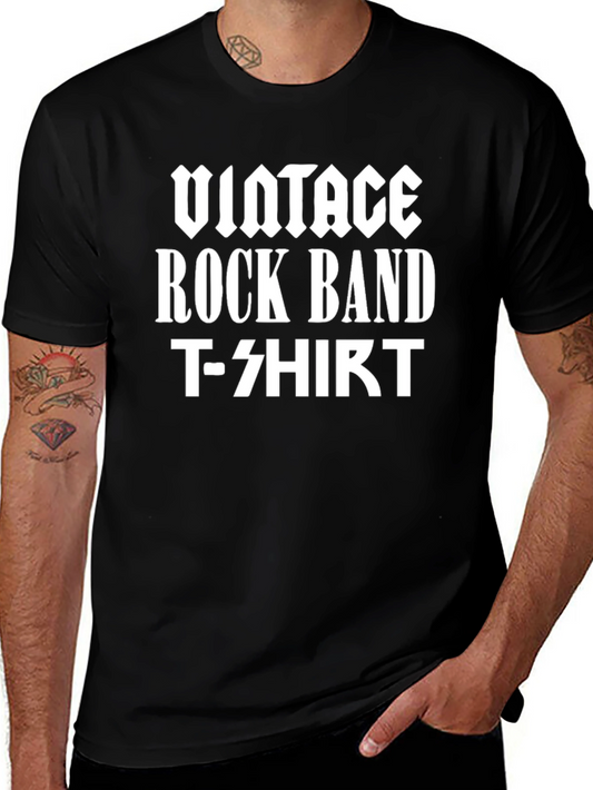 Camiseta Vintage Rock Band - Estilo Retro
