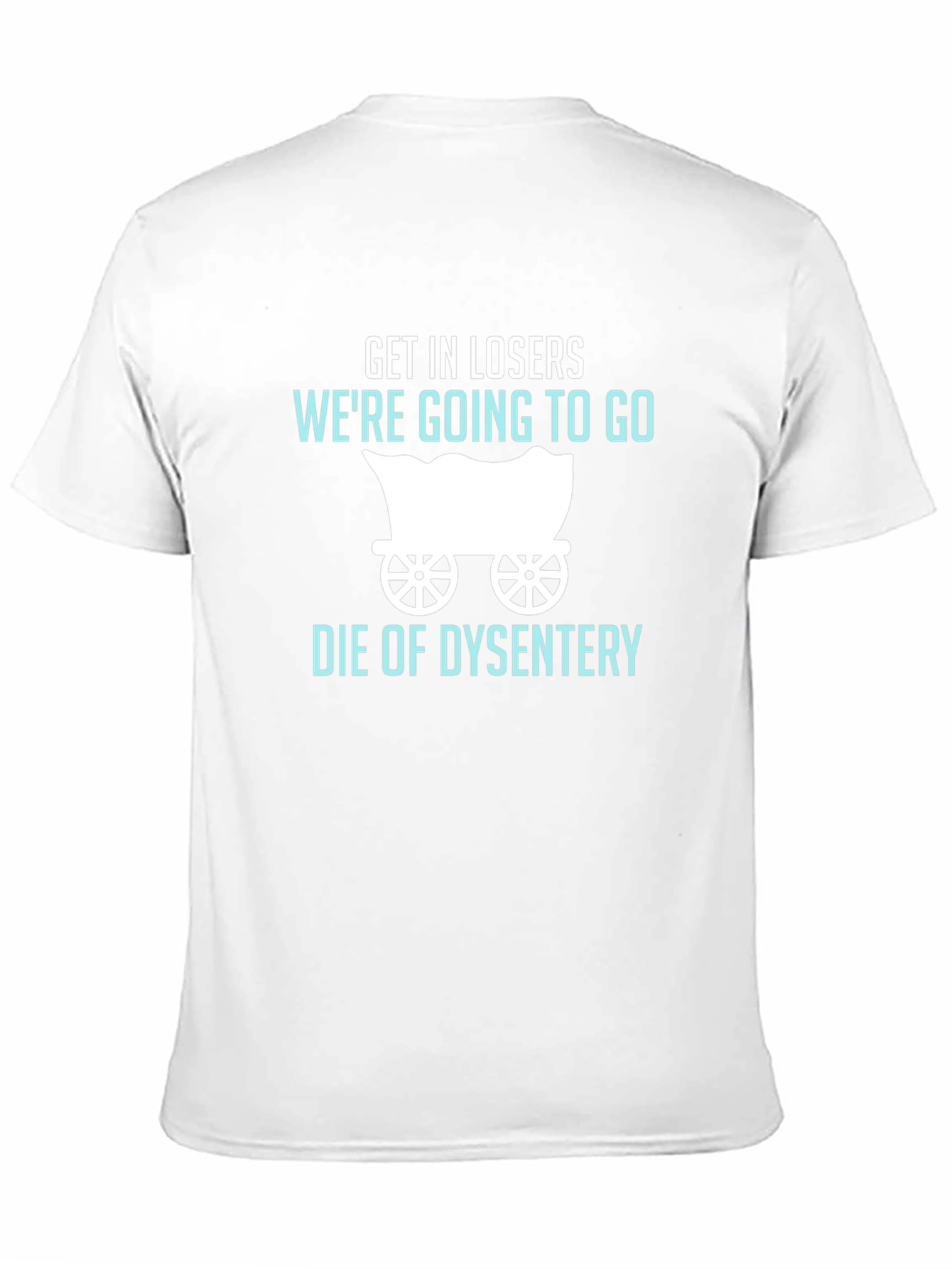 Camiseta Negra: Humor Oregon Trail