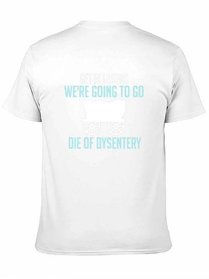 Camiseta Negra: Humor Oregon Trail