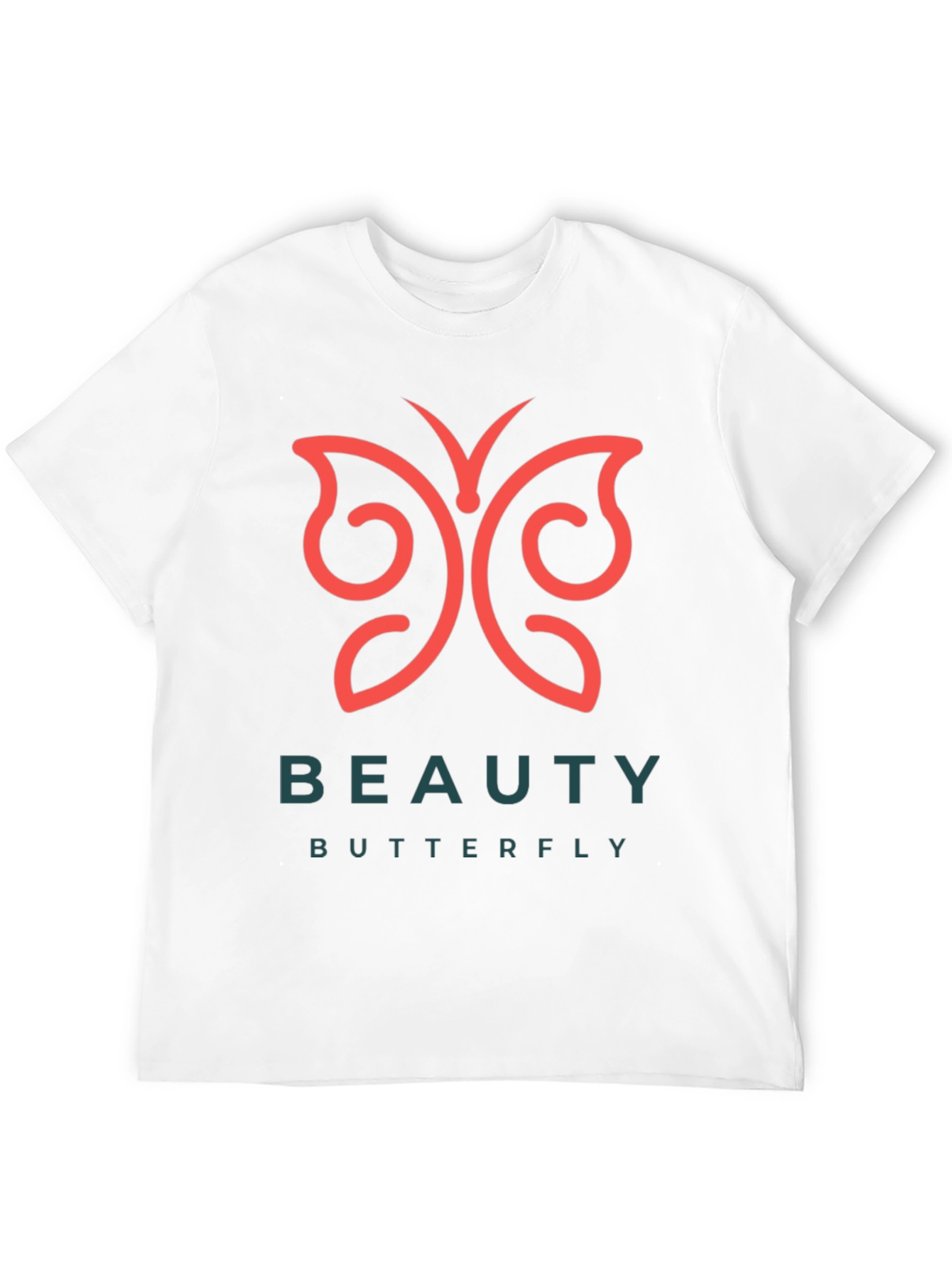 Camiseta Negra Beauty Butterfly para Hombre