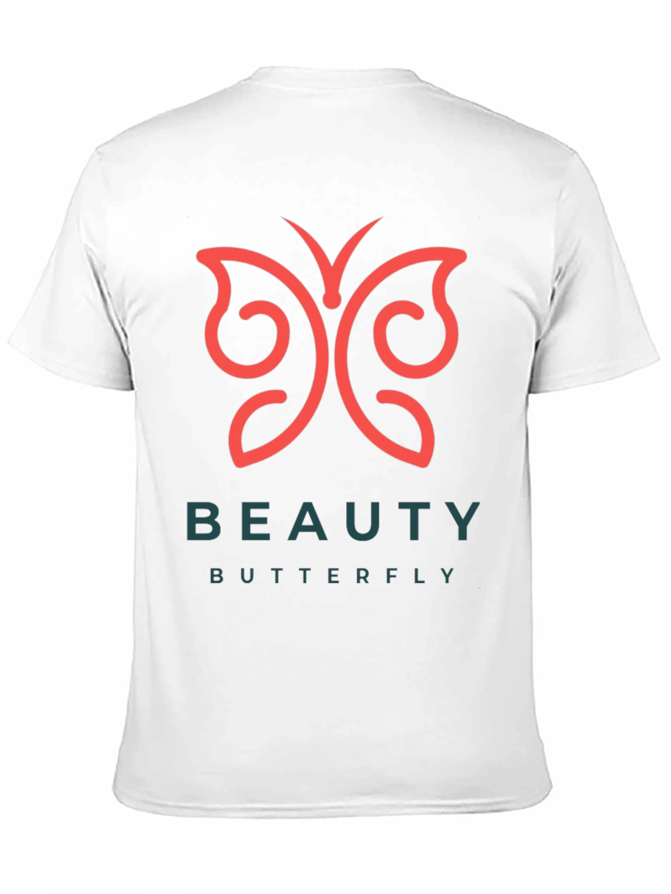 Camiseta Negra Beauty Butterfly para Hombre