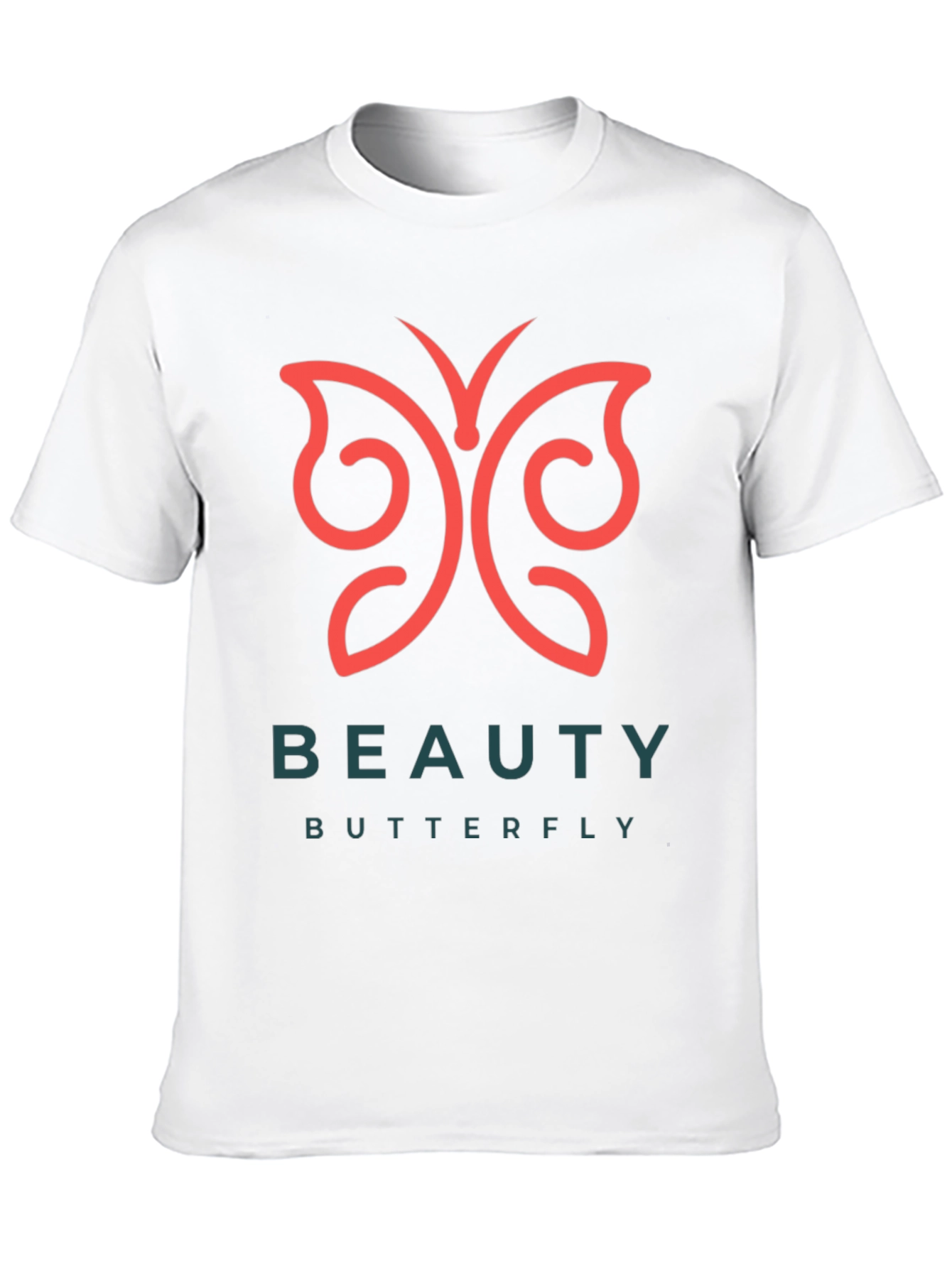 Camiseta Negra Beauty Butterfly para Hombre