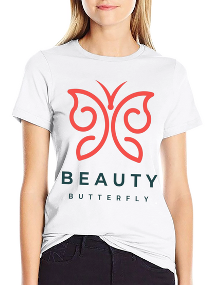 Camiseta Negra Beauty Butterfly para Hombre