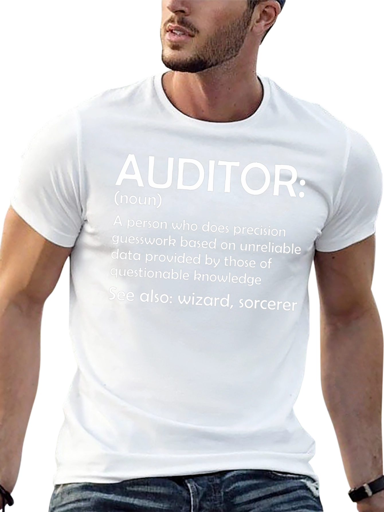 Camiseta Auditor: Definición con Humor