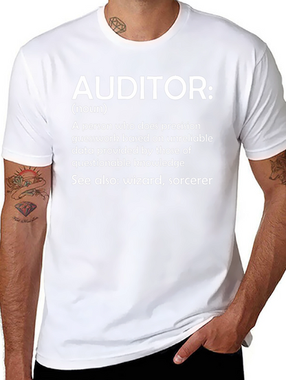 Camiseta Auditor: Definición con Humor