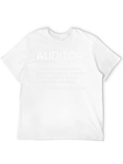 Camiseta Auditor: Definición con Humor