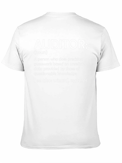 Camiseta Auditor: Definición con Humor