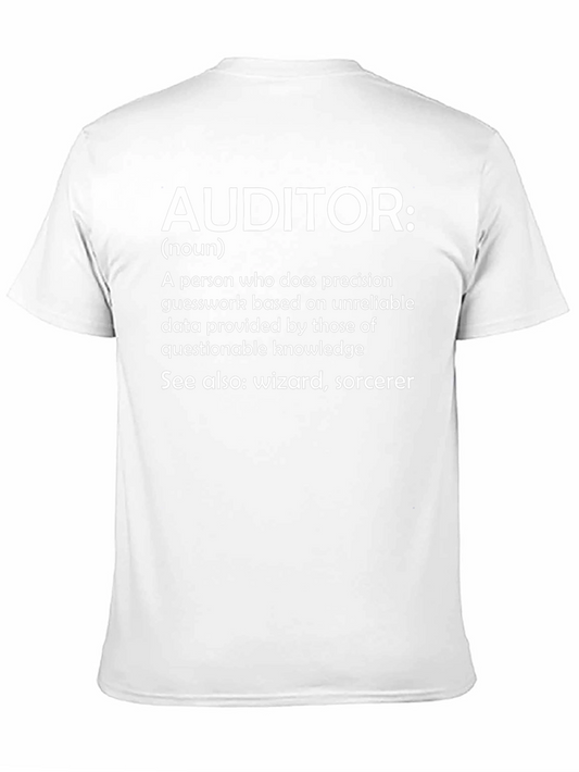 Camiseta Auditor: Definición con Humor