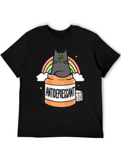 Camiseta Antidepresivo Gatuno - Humor y Estilo