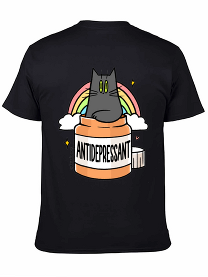 Camiseta Antidepresivo Gatuno - Humor y Estilo