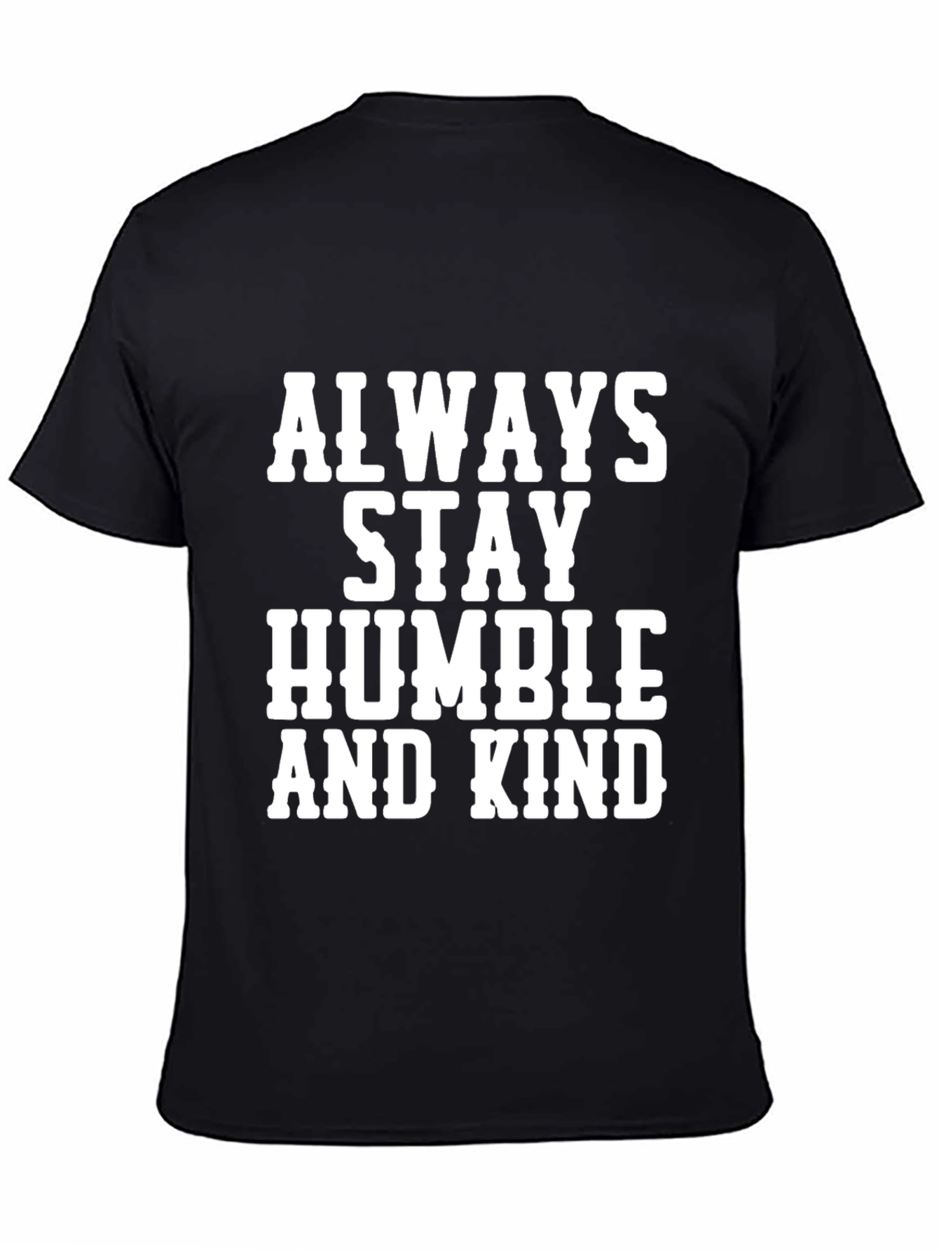 Camiseta Negra con Mensaje Inspirador