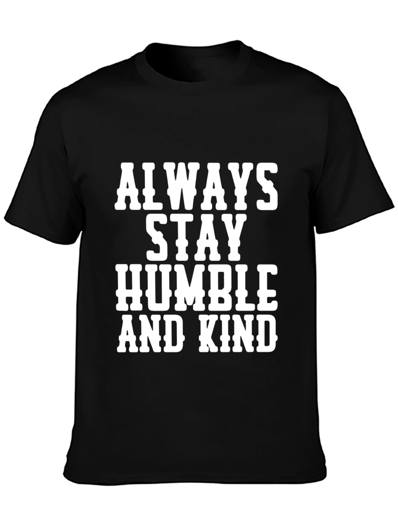 Camiseta Negra con Mensaje Inspirador