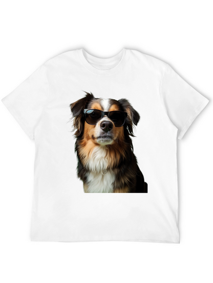 Camiseta Negra con Perro Cool