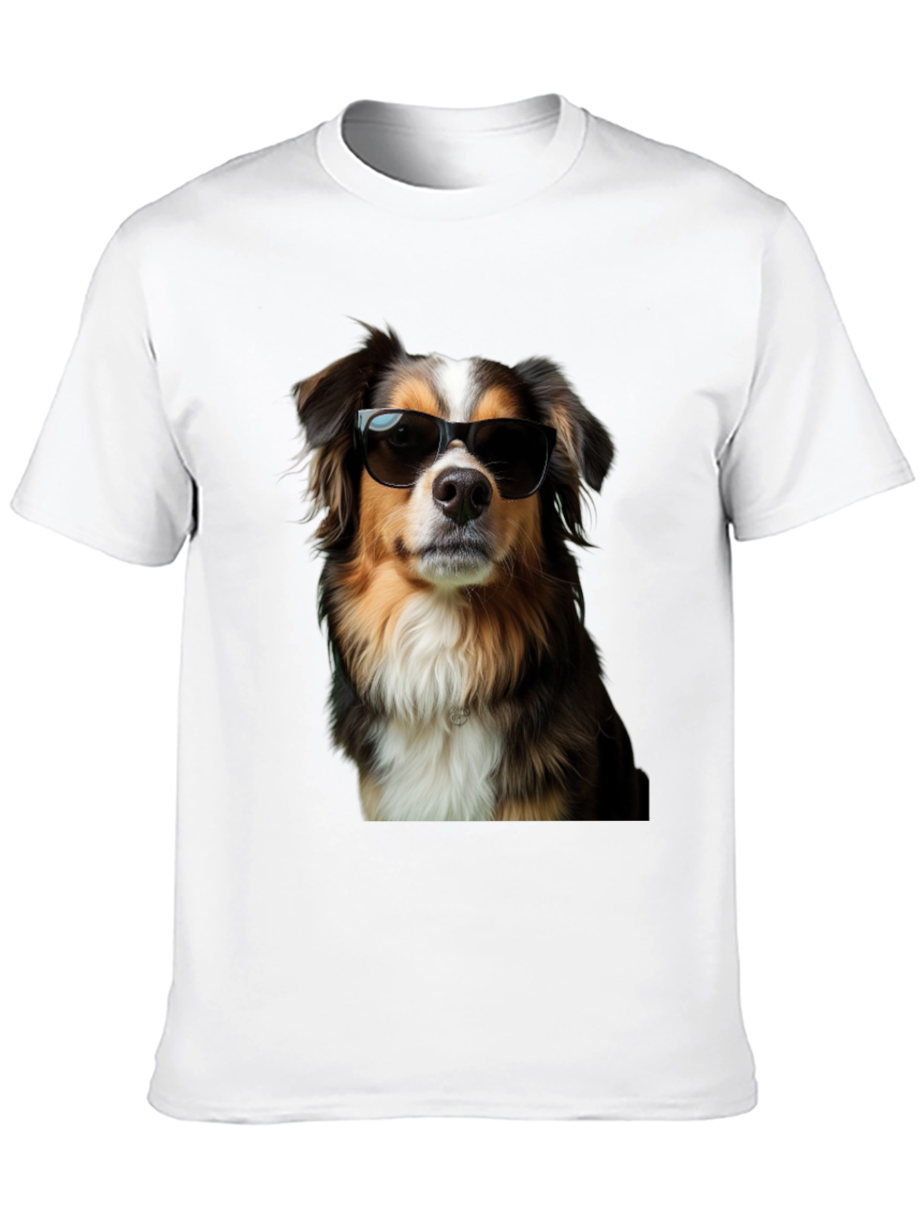 Camiseta Negra con Perro Cool