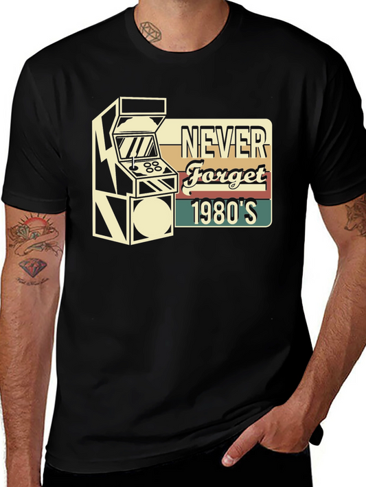 Camiseta Never Forget 1980s