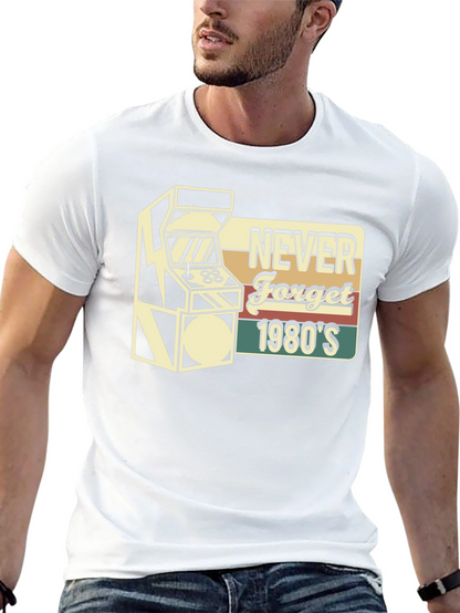 Camiseta Never Forget 1980s