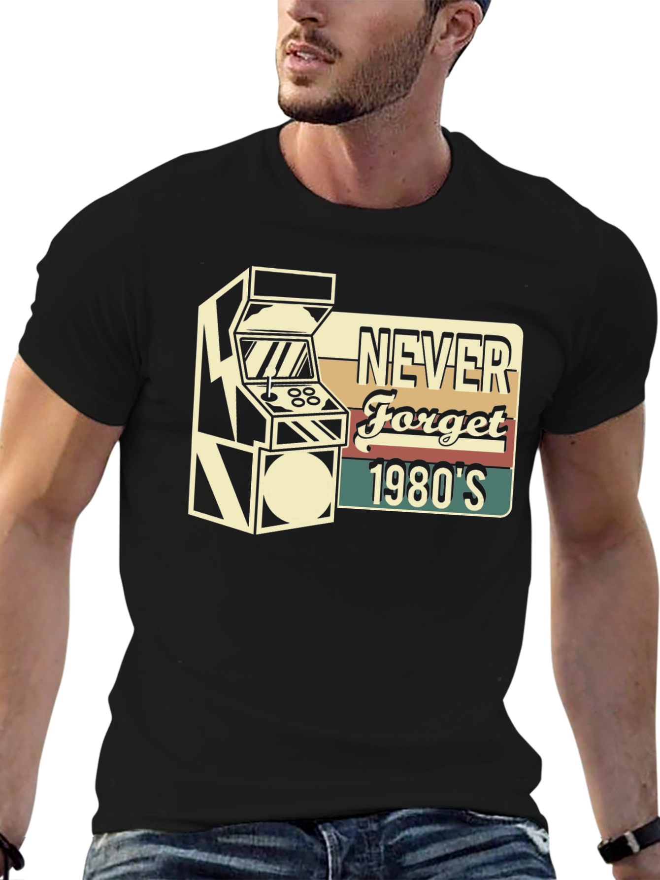 Camiseta Never Forget 1980s