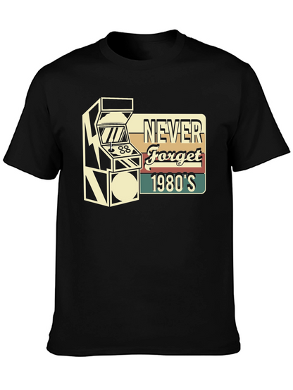 Camiseta Never Forget 1980s