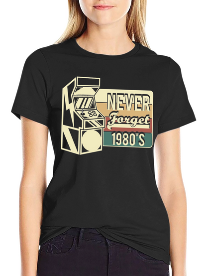 Camiseta Never Forget 1980s